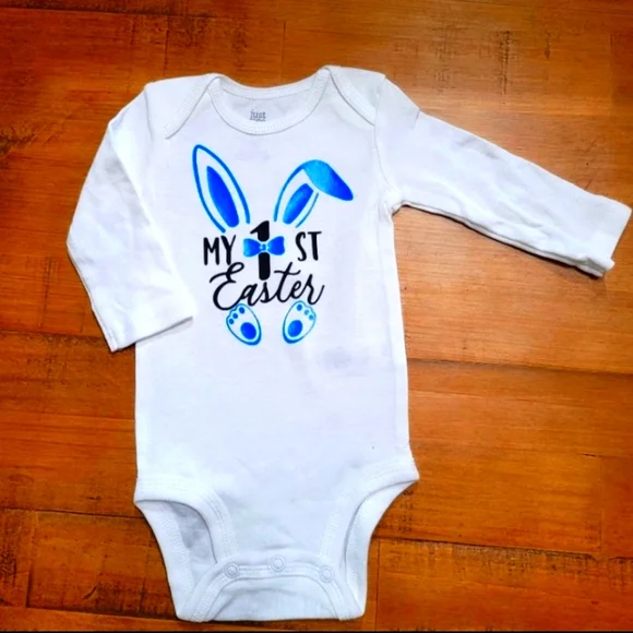 Boys My First Easter onesie - Picture 1 of 3